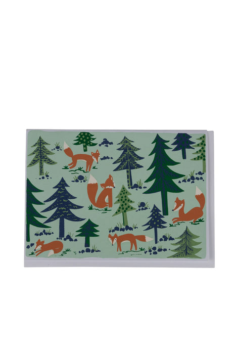 Foxy Evergreens Card 1