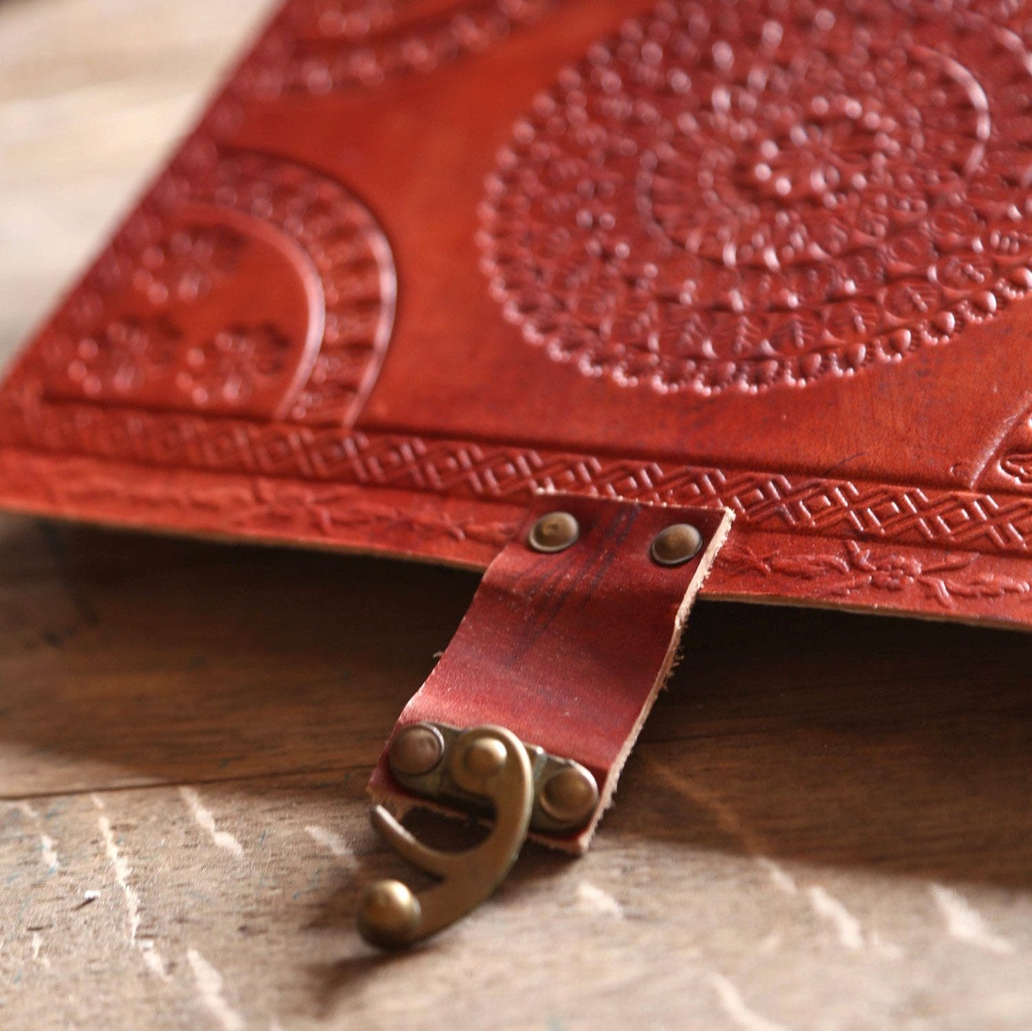 Leather Elephant Journal - Ten Thousand Villages