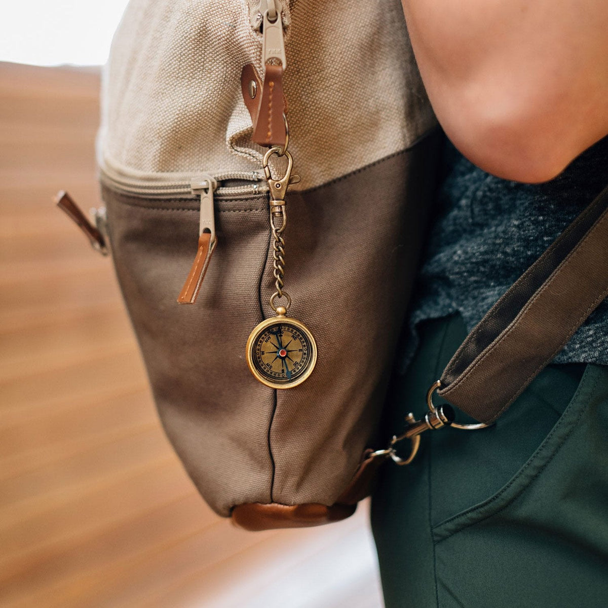 Compass Key Chain – Ten Thousand Villages