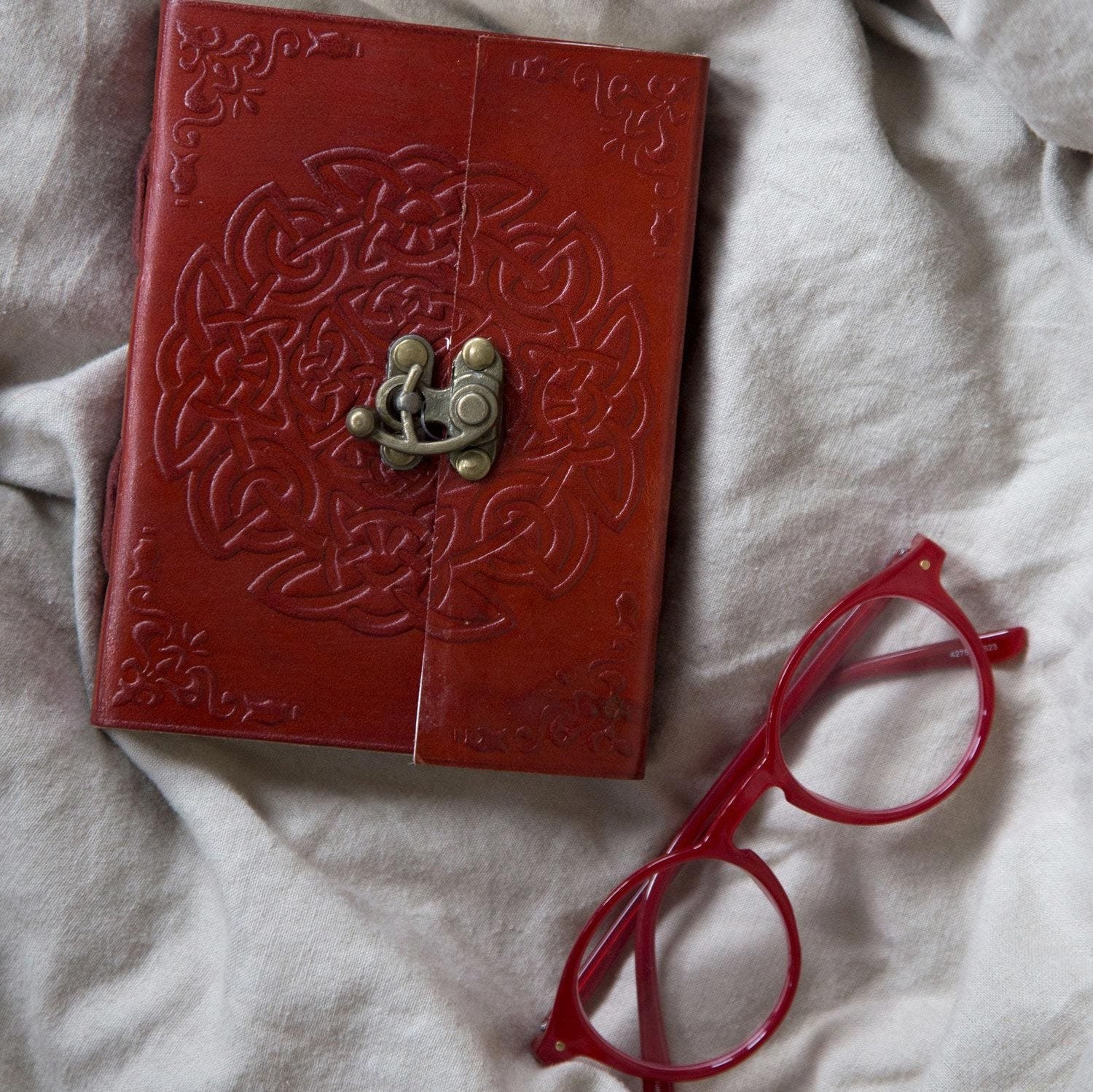 Endless Knot Leather Journal - Ten Thousand Villages