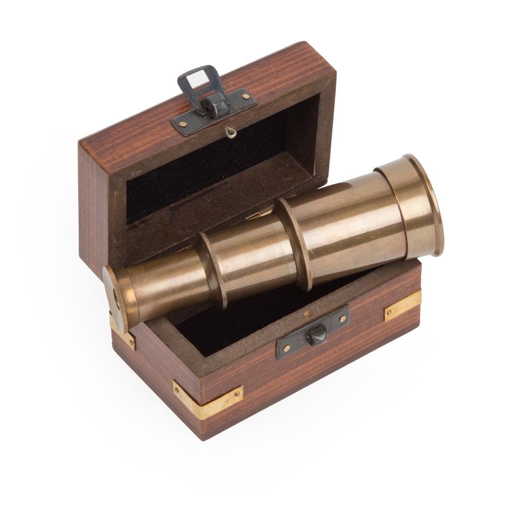 Mini Telescope & Box - Ten Thousand Villages