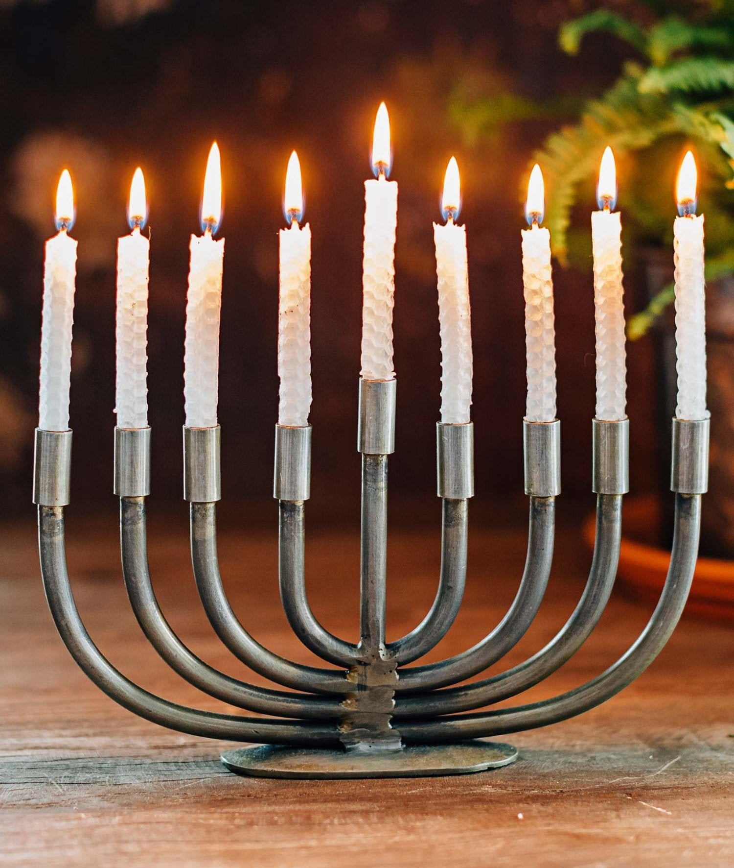 Wrought Iron Menorah - Ten Thousand Villages