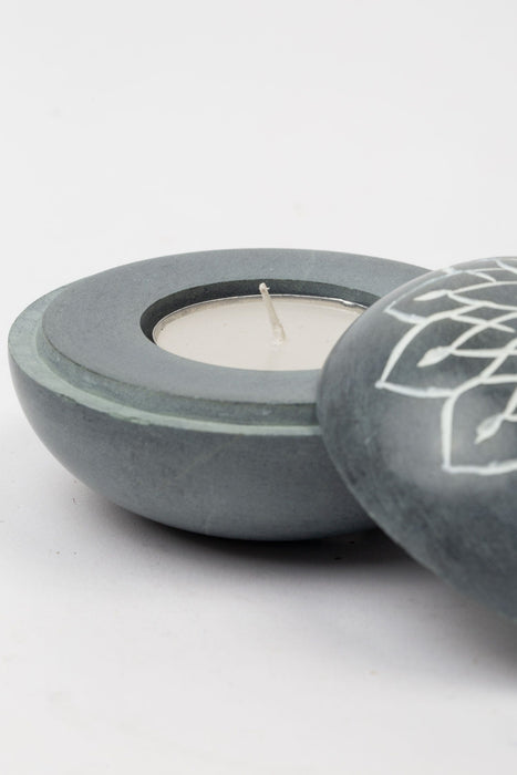Stone Incense & Candleholder 6