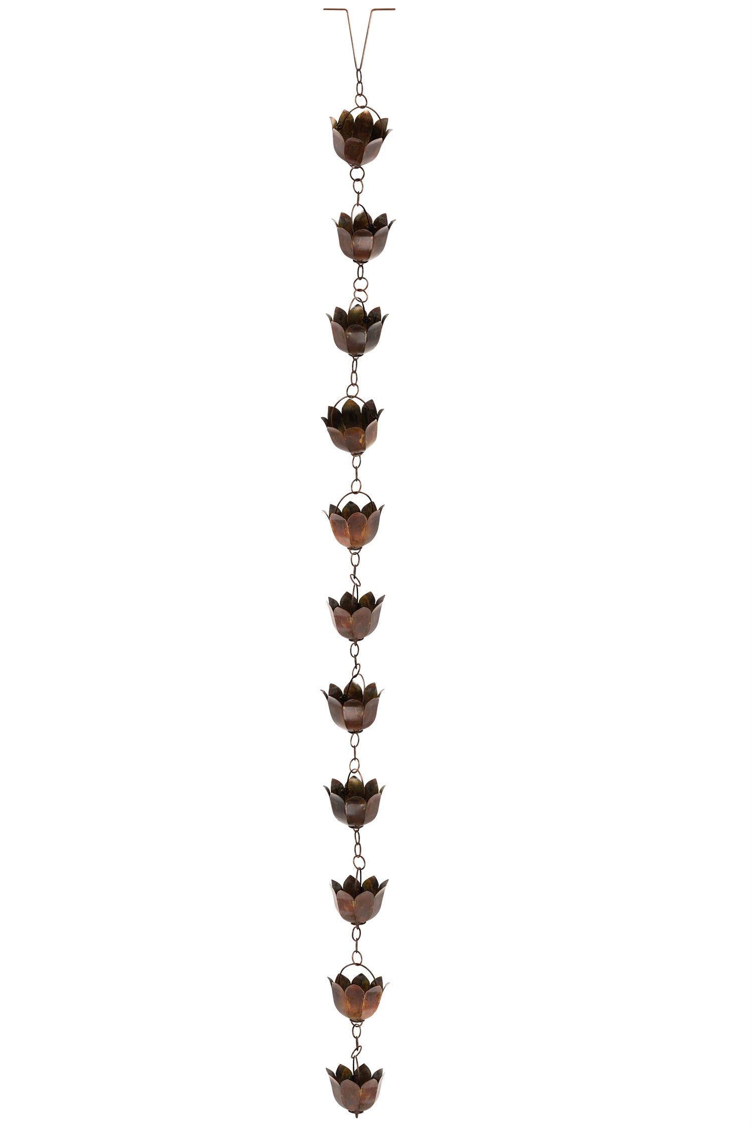 Ten Thousand Villages Lotus Rain Chain - Thumbnail 2