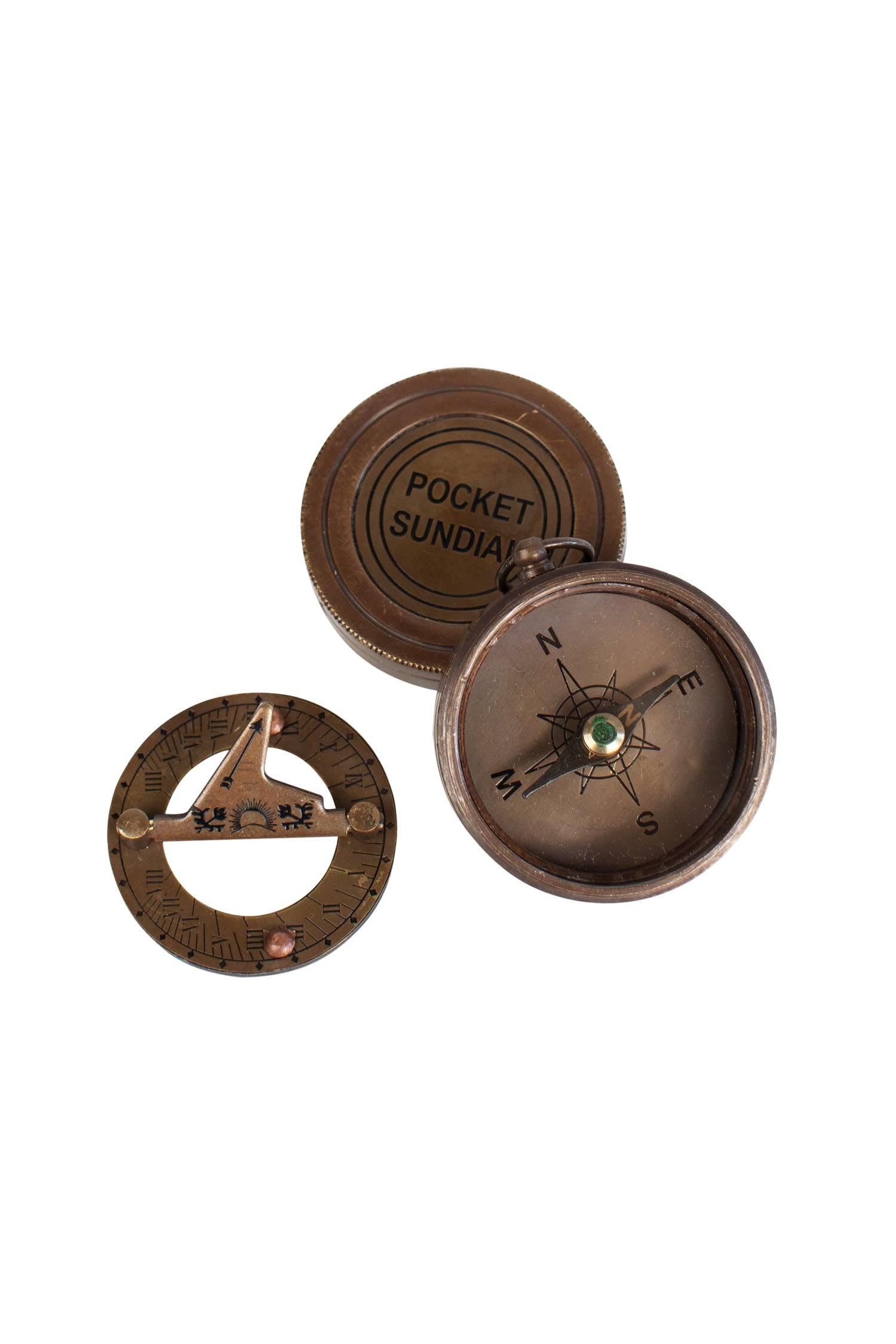 【nabe190様用】WARFORGED / The Grove/Sundial Pocket Compass & Sundial – Ten Thousand Villages