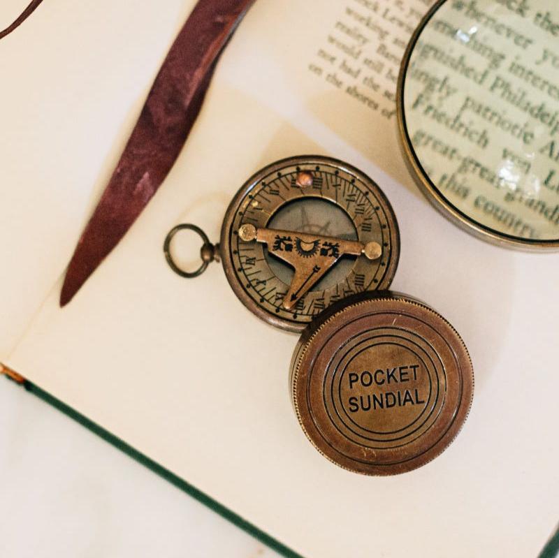 Pocket Compass & Sundial - Ten Thousand Villages