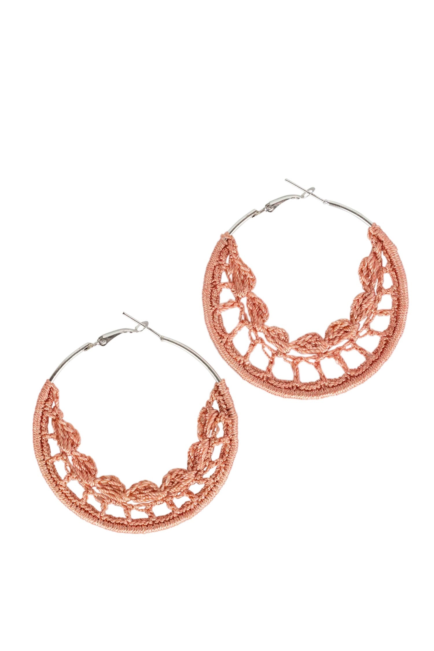 Crochet Hoop Earrings - Ten Thousand Villages