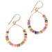 Sequins Hoop Earrings - Multicolored thumbnail 1