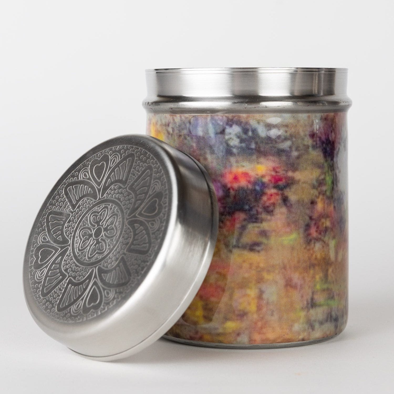 Monet Metal Storage Canister - Ten Thousand Villages