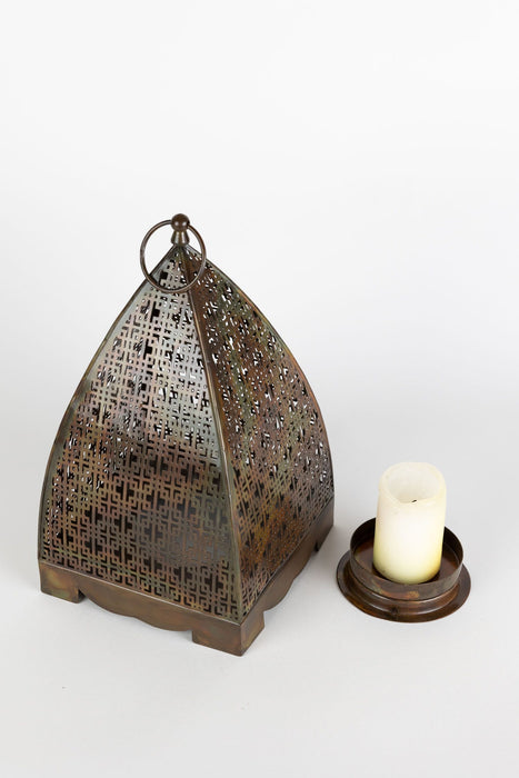 Chatushkosh Antique Copper Lantern - 11" 3
