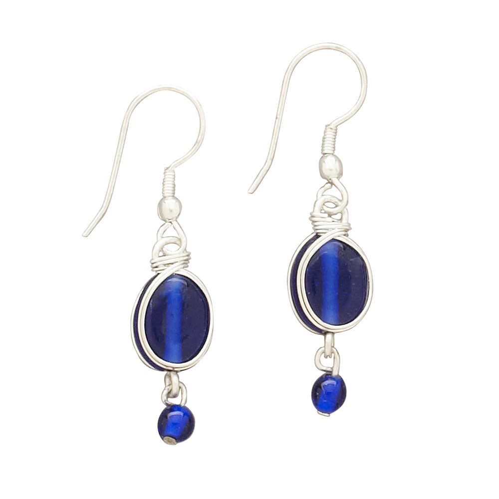 Blue Rhapsody Earrings - Ten Thousand Villages