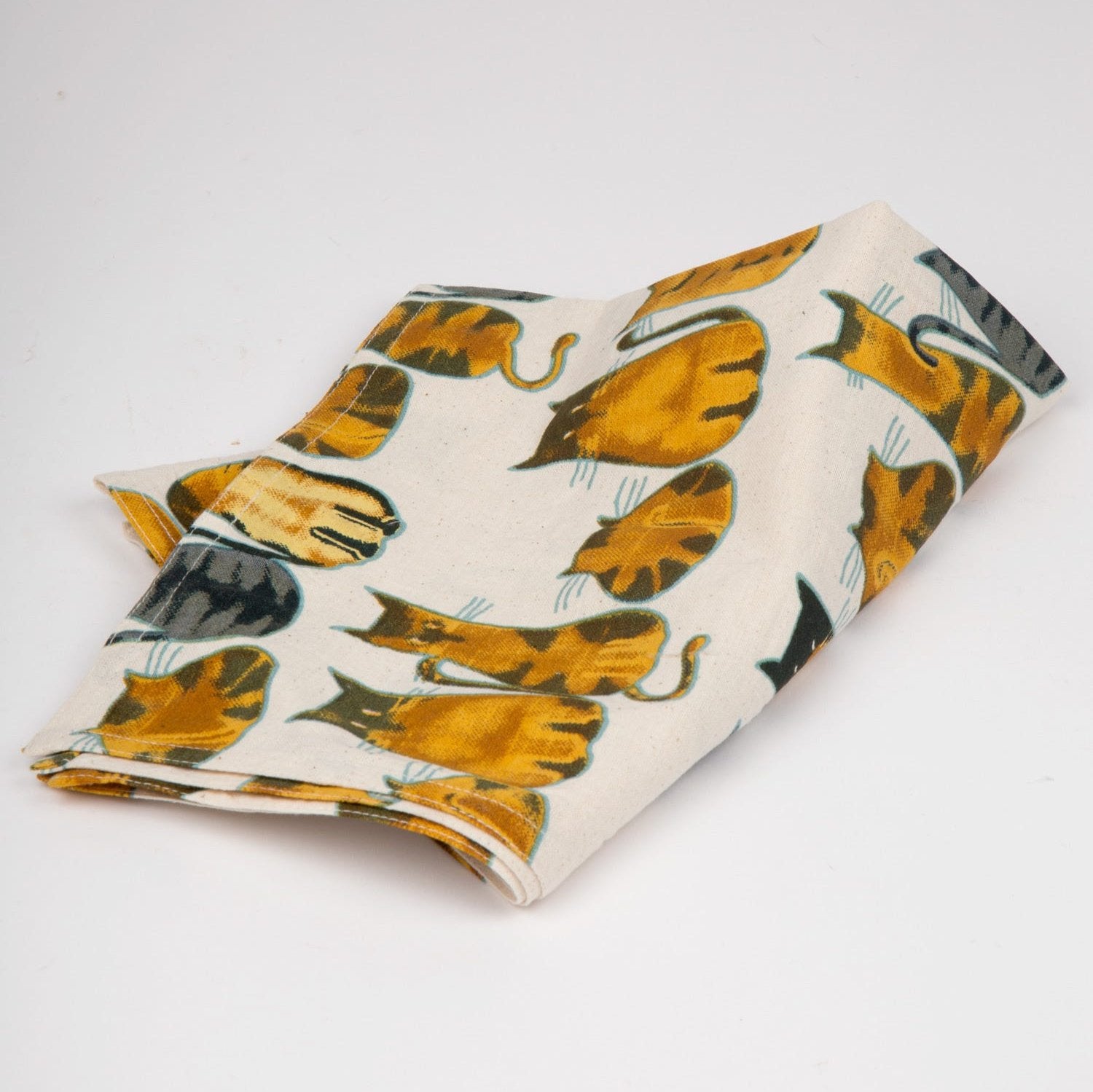 Ten Thousand Villages Cats About It Tea Towel