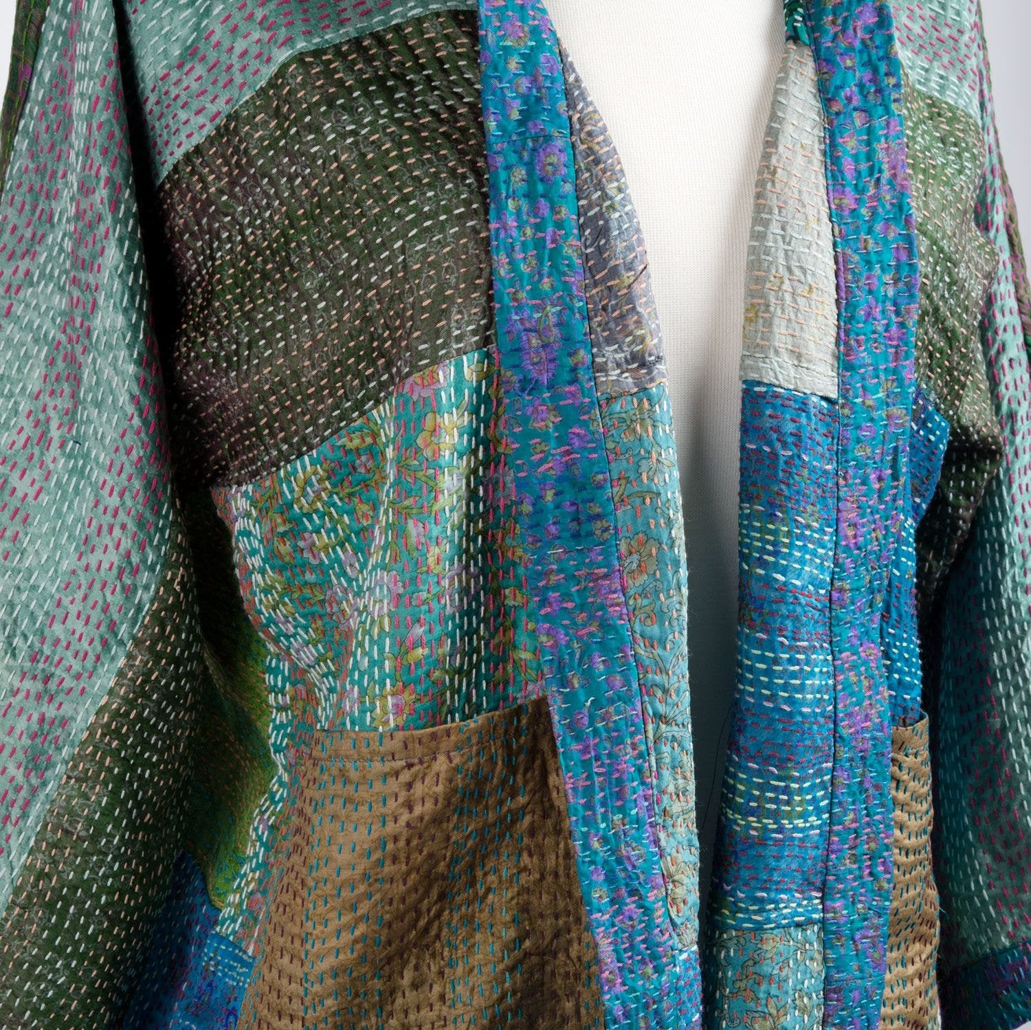 Patchwork Sari Topper - Ten Thousand Villages