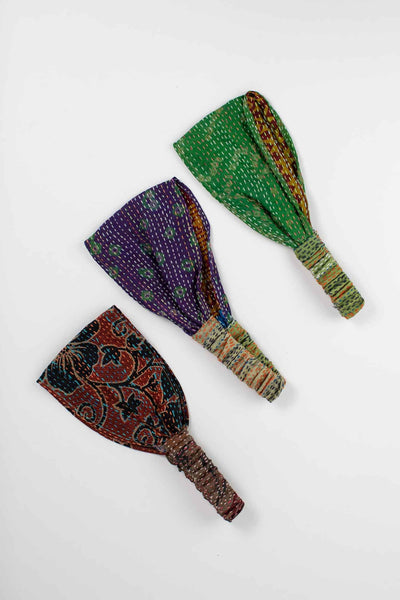 Kantha Stitch Headband – Ten Thousand Villages display picture 1