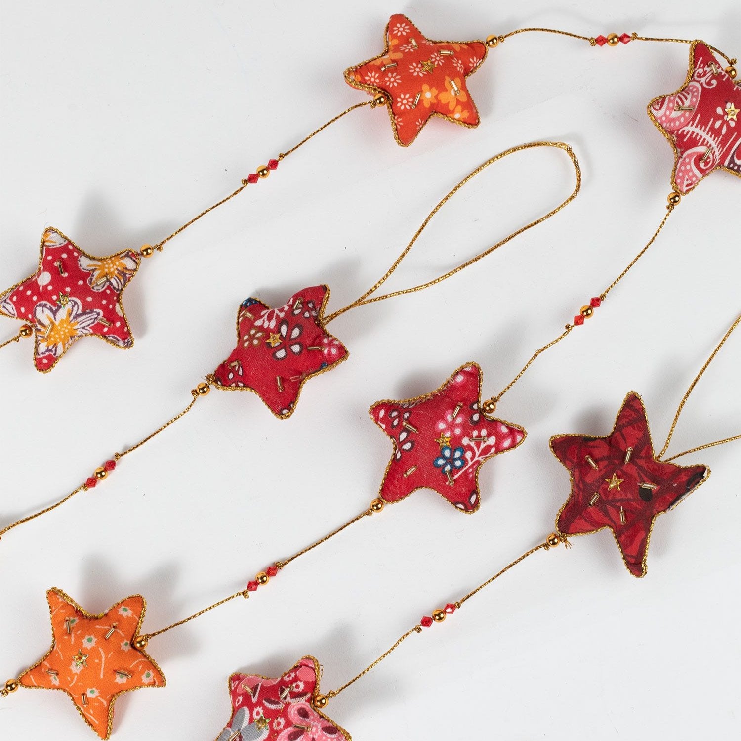 Snowy Star Garland - Ten Thousand Villages