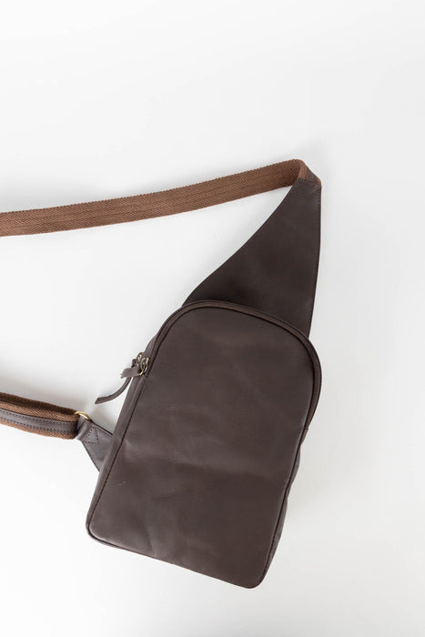 Umber Eco-Leather Sling Bag 2
