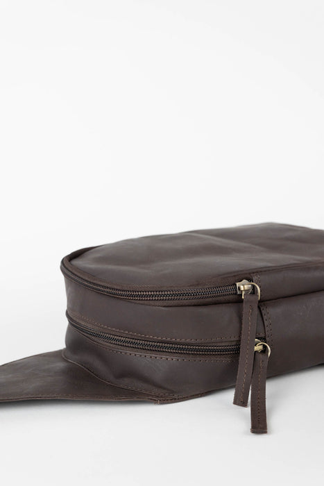 Umber Eco-Leather Sling Bag 4