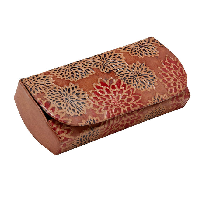 Leather Glasses Case Red 1