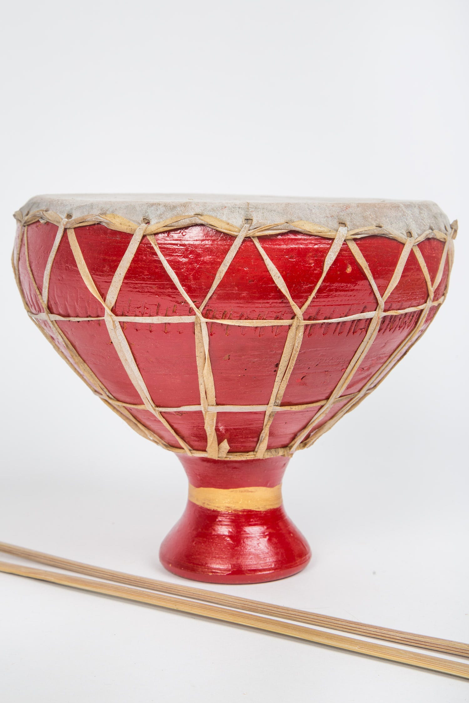 Happy Rhythm Red Drum - Ten Thousand Villages