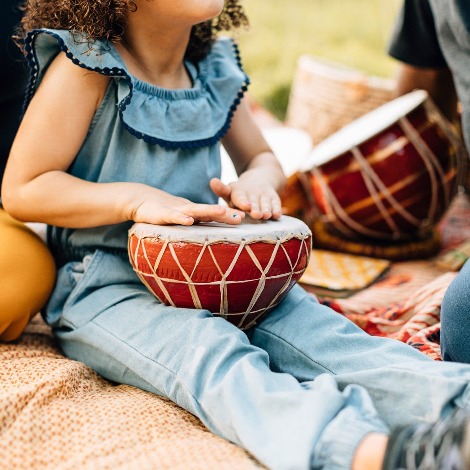 Happy Rhythm Red Drum - Ten Thousand Villages