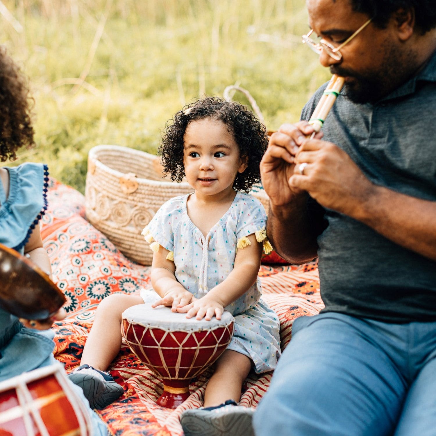 Happy Rhythm Red Drum - Ten Thousand Villages