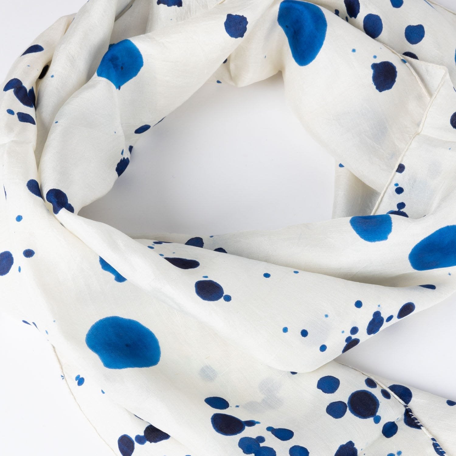 Ink Splatters Silk Scarf - Ten Thousand Villages