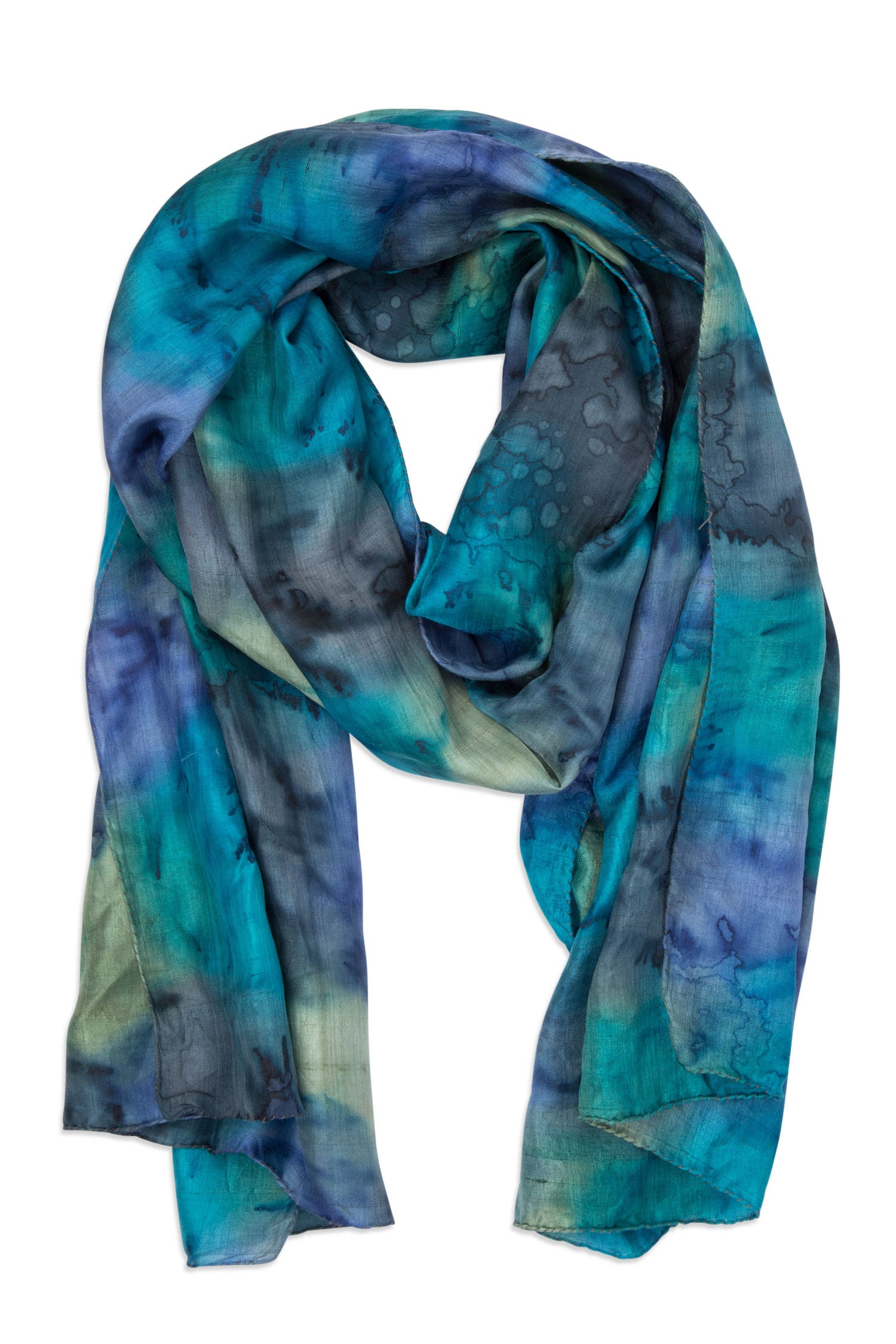 Waterfall Painted Scarf - Ten Thousand Villages