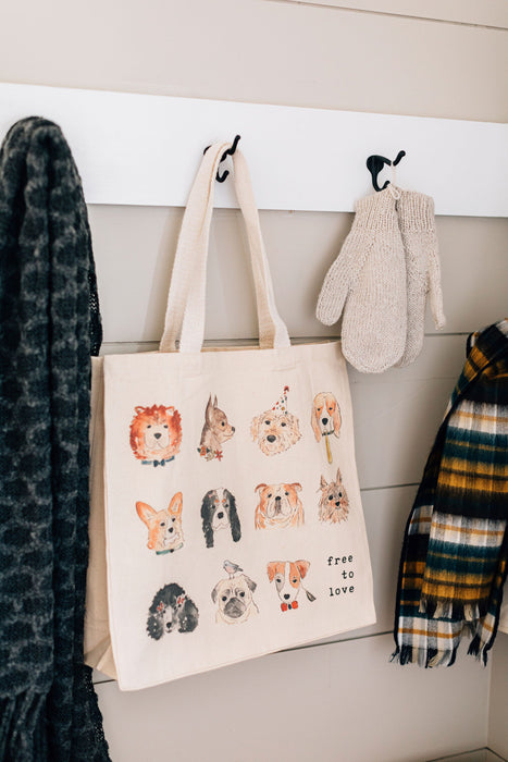 Free to Love Tote (Dogs) 2