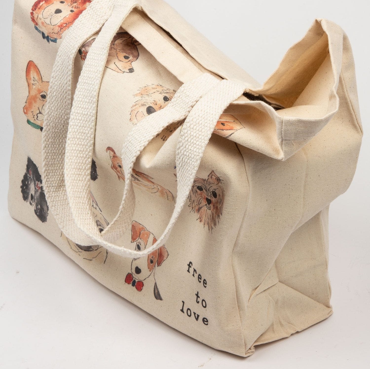 Free to Love Tote (Dogs) - Ten Thousand Villages