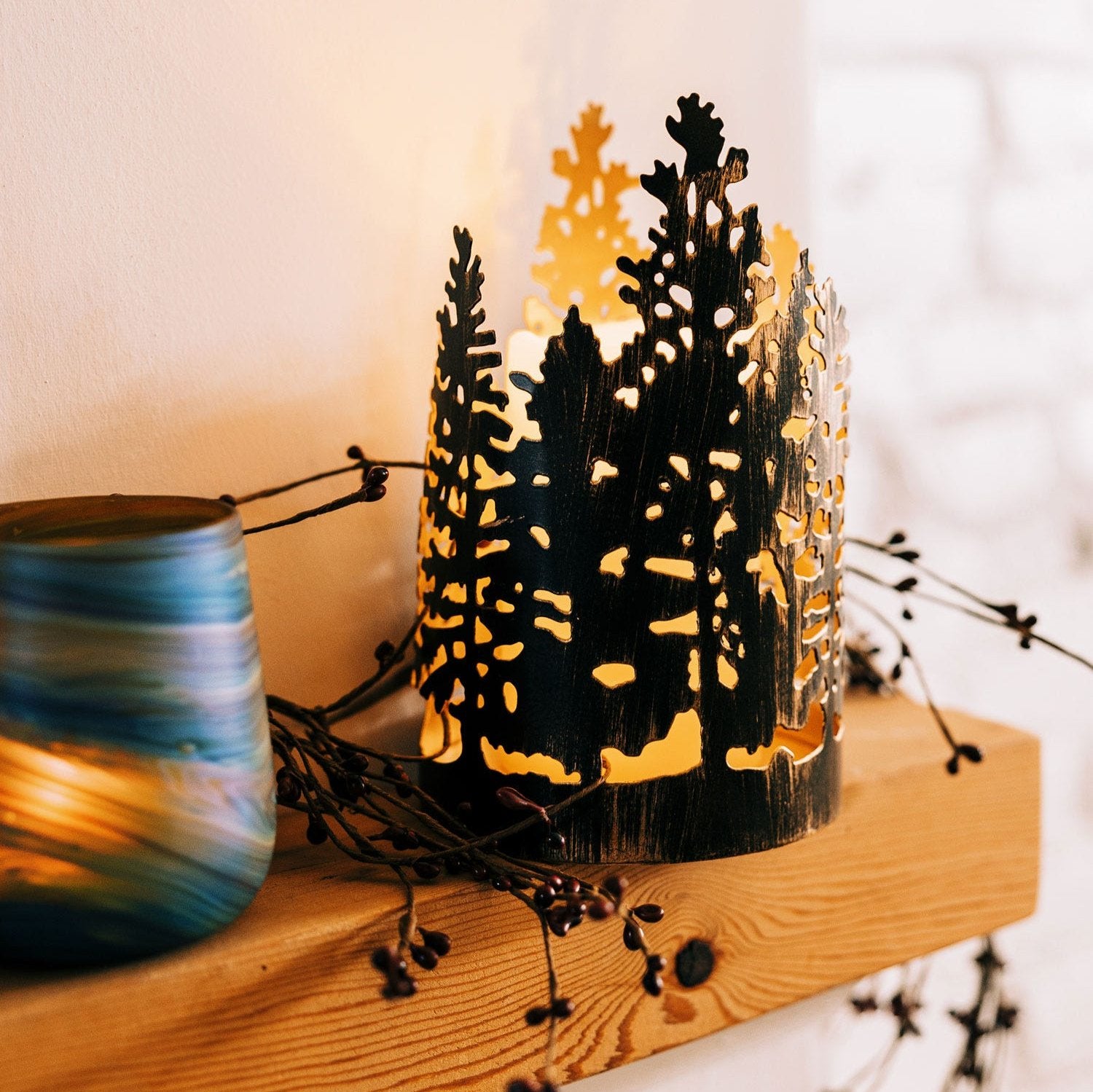 Forest Shimmer Candleholder - Ten Thousand Villages