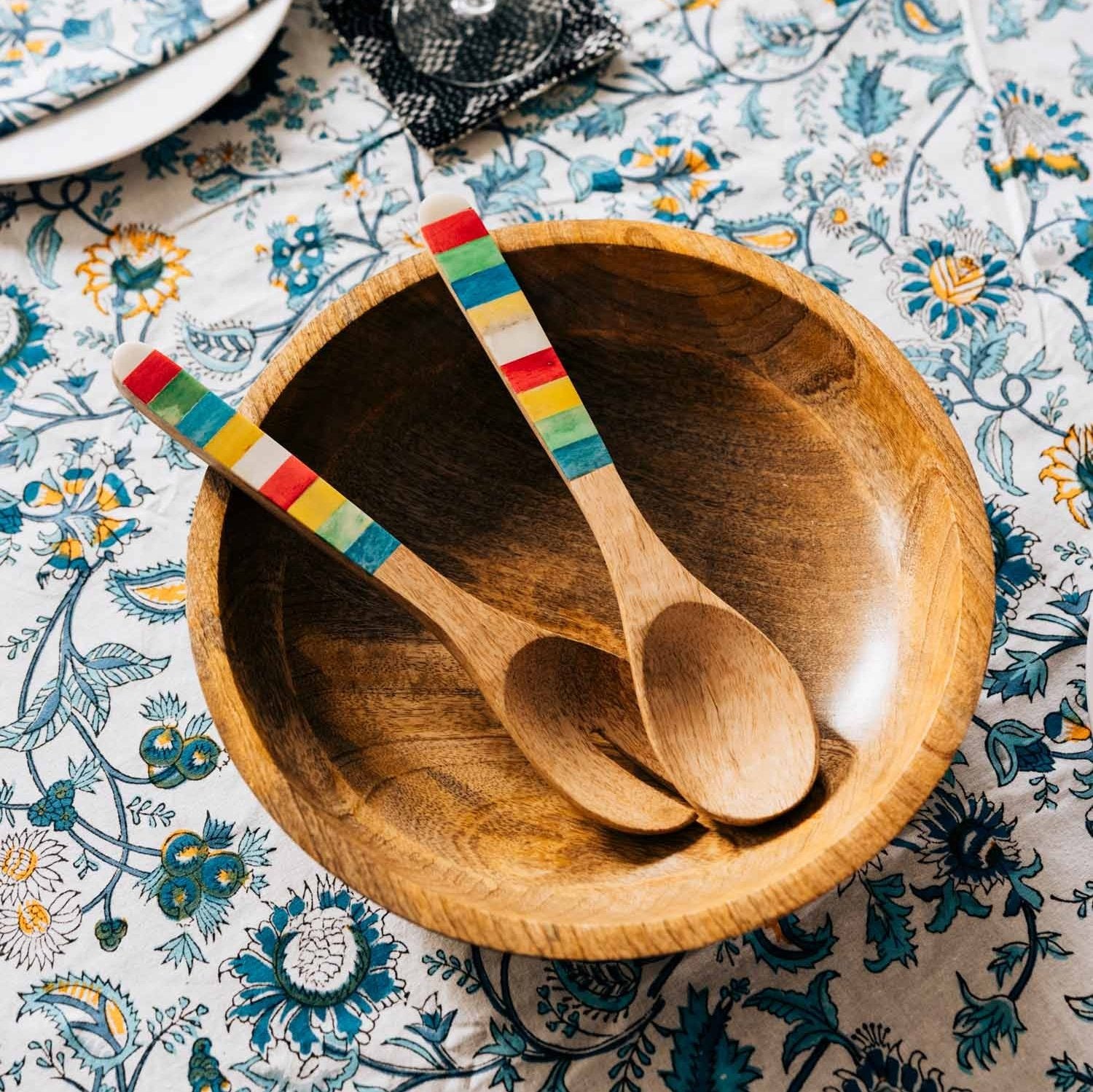 Mango Tango Salad Servers - Ten Thousand Villages