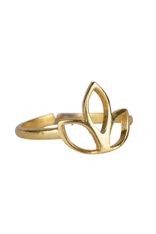 Golden Lotus Ring