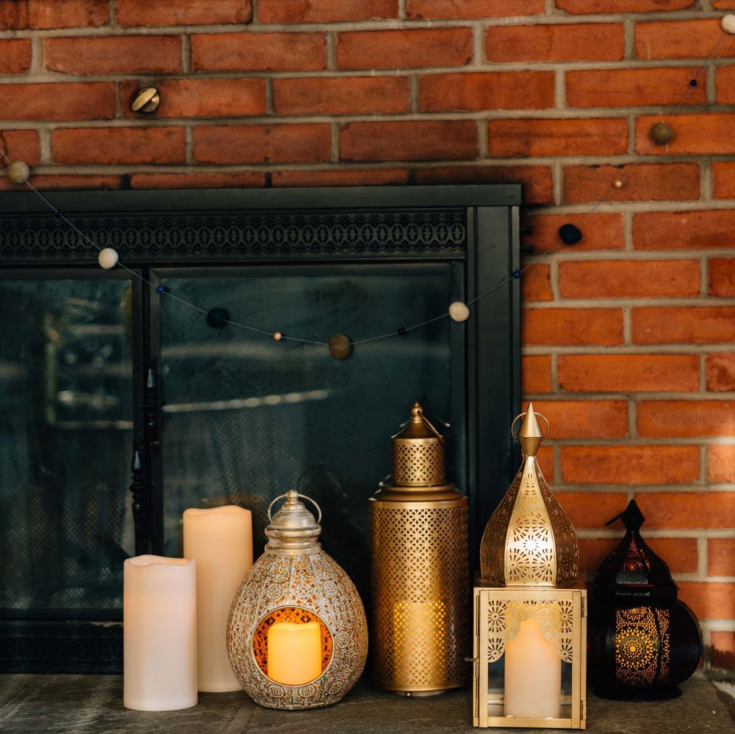 Cool Tones Felt Garland - Ten Thousand Villages