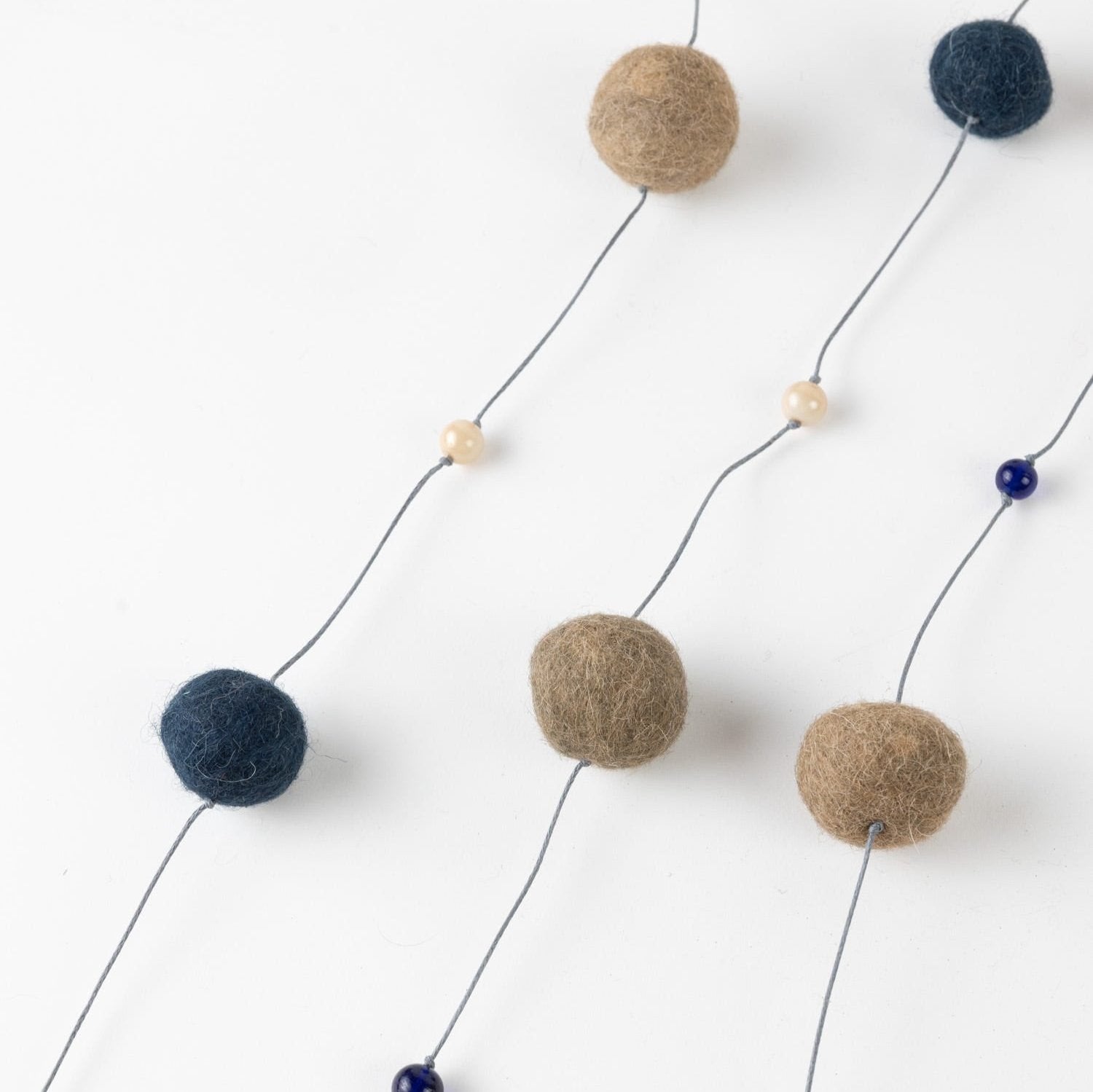 Cool Tones Felt Garland - Ten Thousand Villages