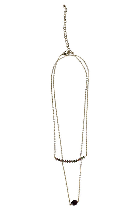 Double Strand Garnet Necklace 1
