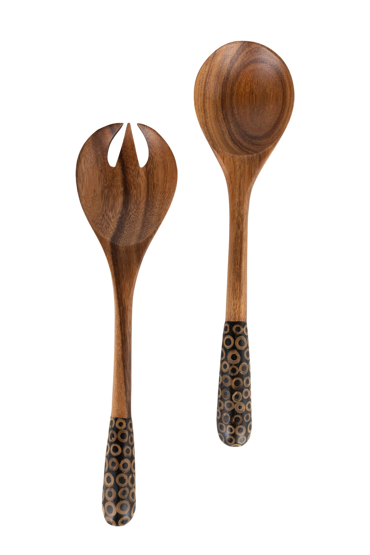 Gather Round Wood Salad Servers - Ten Thousand Villages