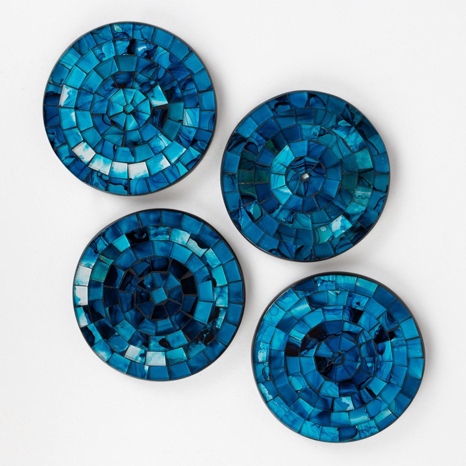 Tropical Waters Mosaic Coasters - Ten Thousand Villages