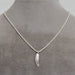 Silver Feather Necklace thumbnail 4