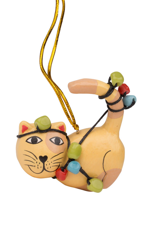 Tangled Up Cat Ornament