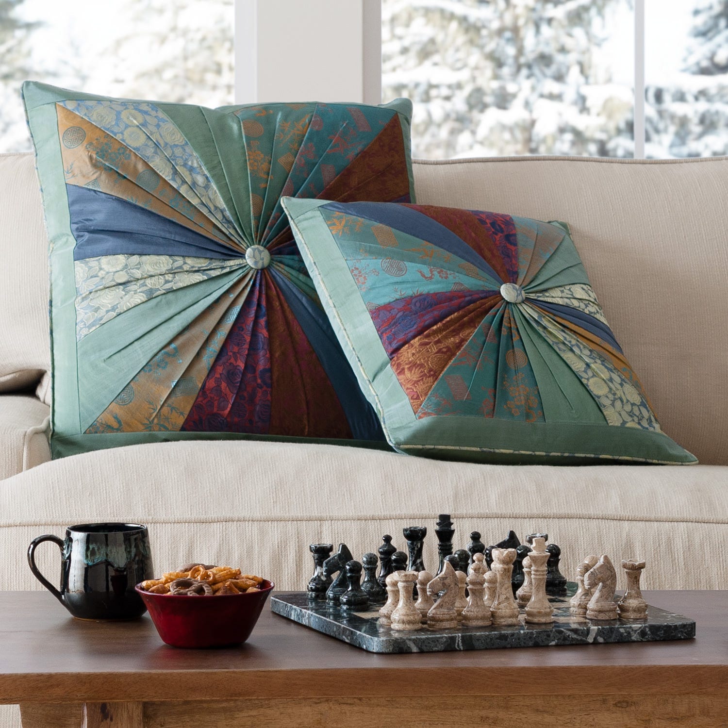 Mountainside Chess Set - Ten Thousand Villages