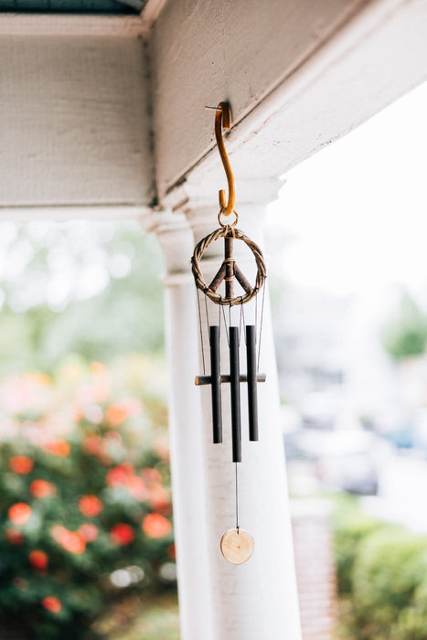 Peace Sign Wind Chime 2
