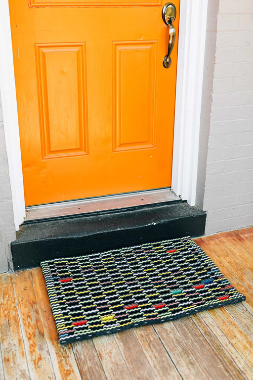 Kalalou Recycled Flip Flop Large Door Mat