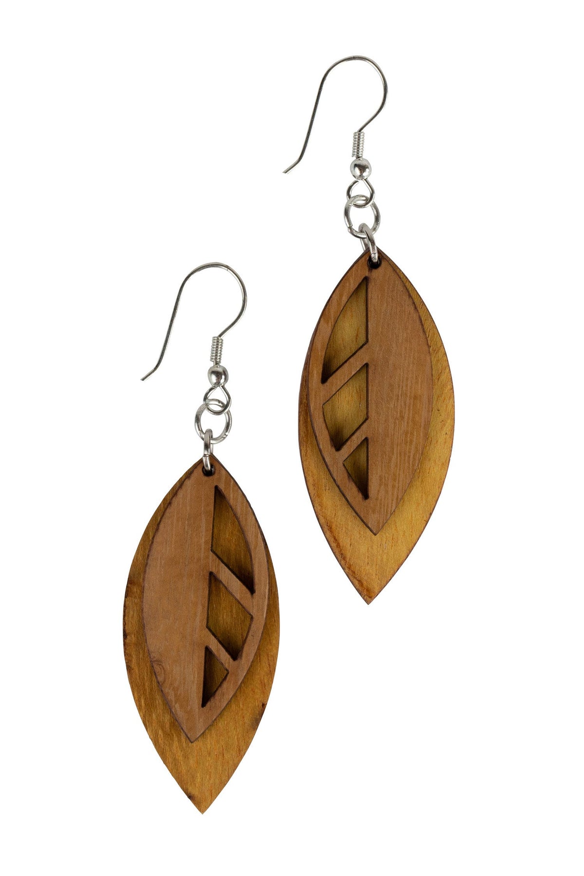 Hoops Koa Wood Earrings – Hawaii Bookmark