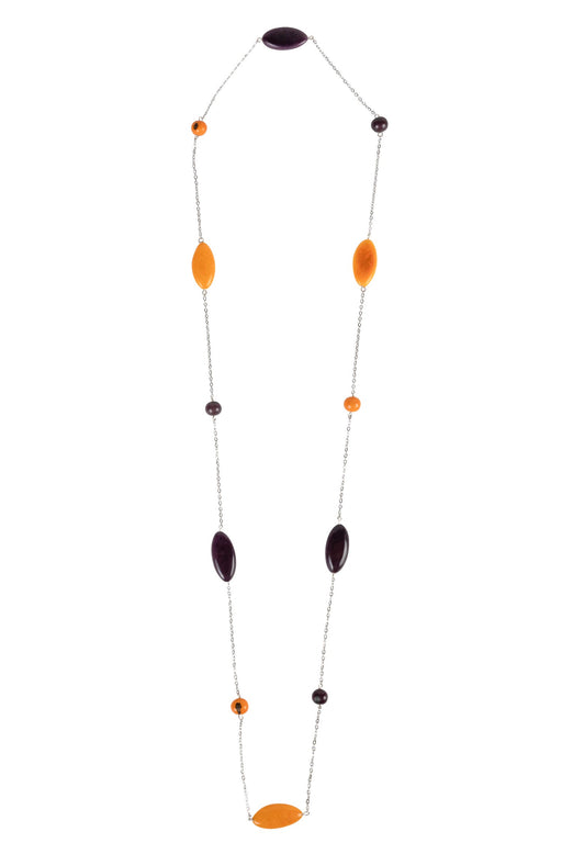 Amethyst Hues Tagua Necklace