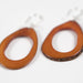 Open Minds Tagua Earrings Orange thumbnail 2