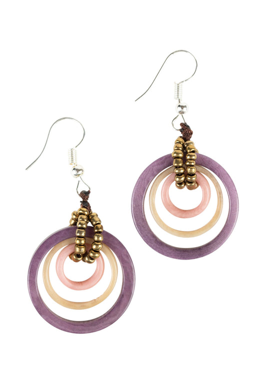 Beach Day Drama Multi Paparazzi Supernova Tagua Earrings Ten