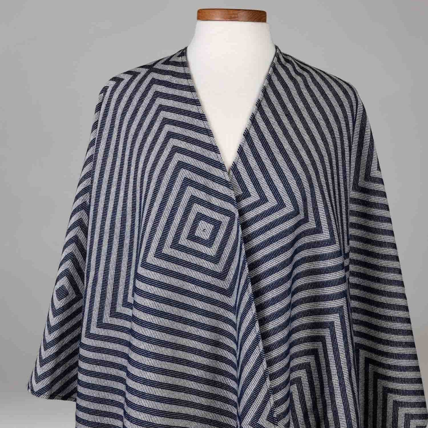 Chevron Stripe Poncho - Ten Thousand Villages