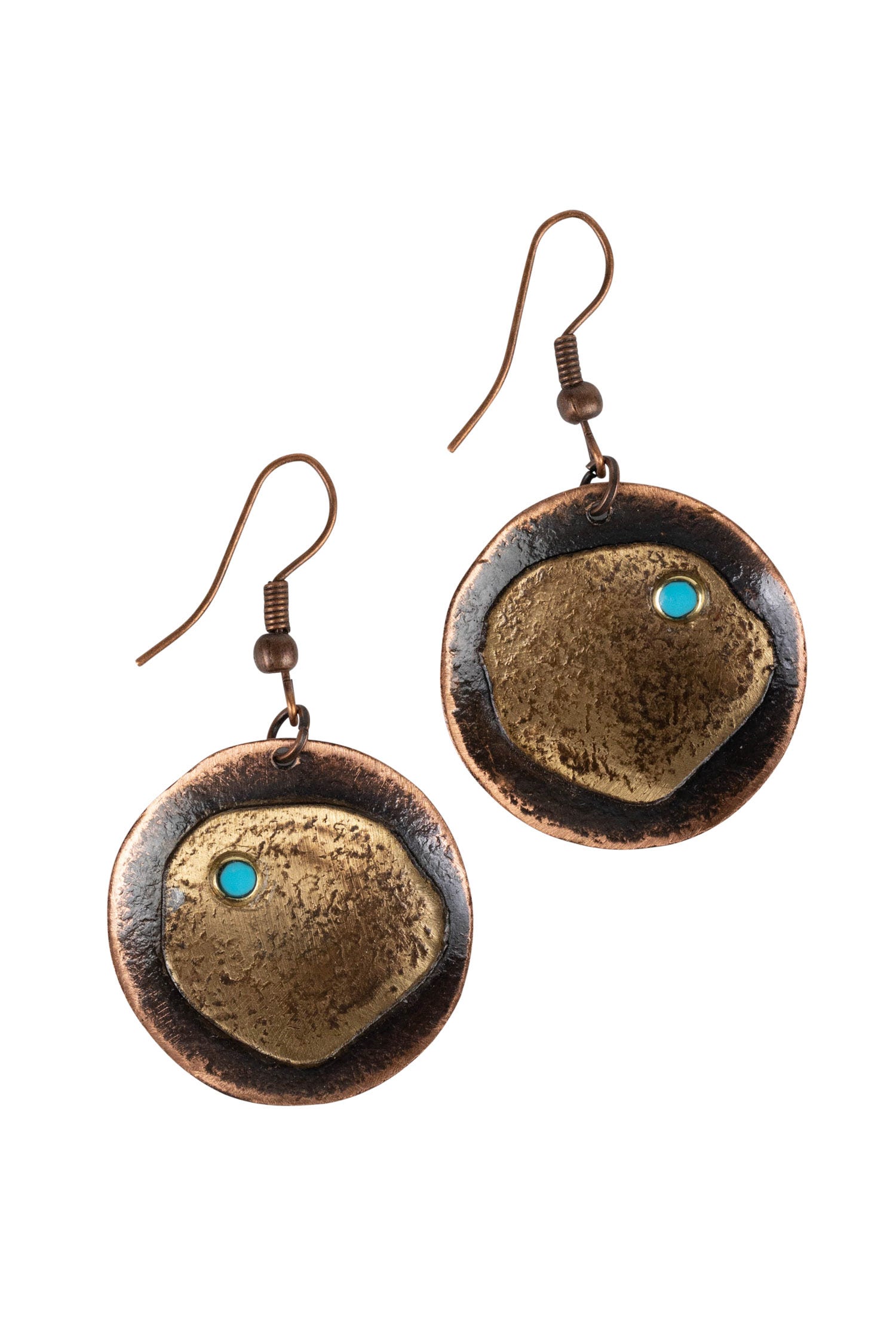Adrift - Hammered Copper Earrings - Ten Thousand Villages