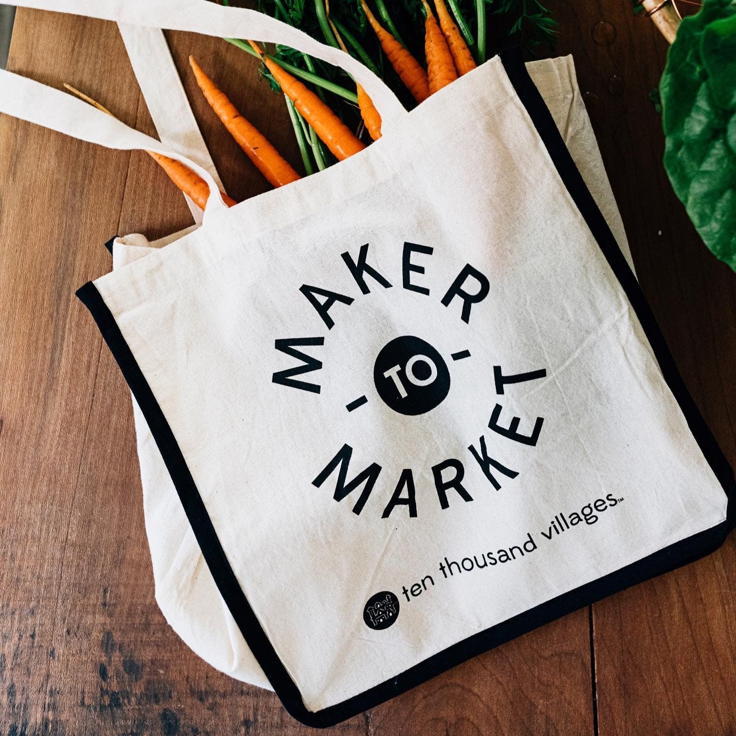 Maker To Market Organic Cotton Reusable Bag - Ten Thousand Villages