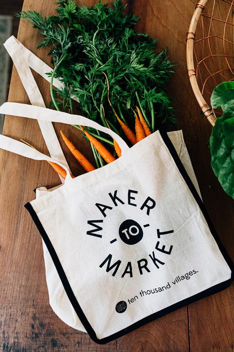 Maker To Market Organic Cotton Reusable Bag 2